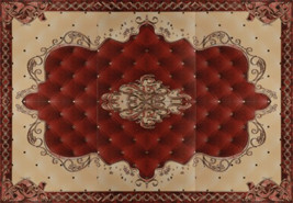 Kito Carpet gold red GP ковер напольный керамогранит ректифицированный полированный 120x80 см (6P1218-005)