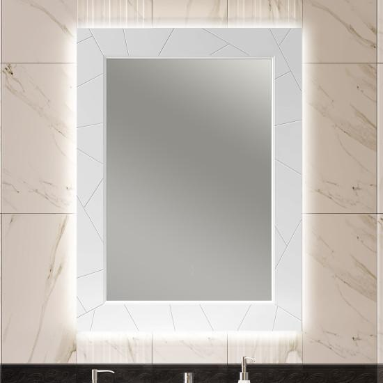 Opadiris Луиджи зеркало 70 см белый матовый 002871
