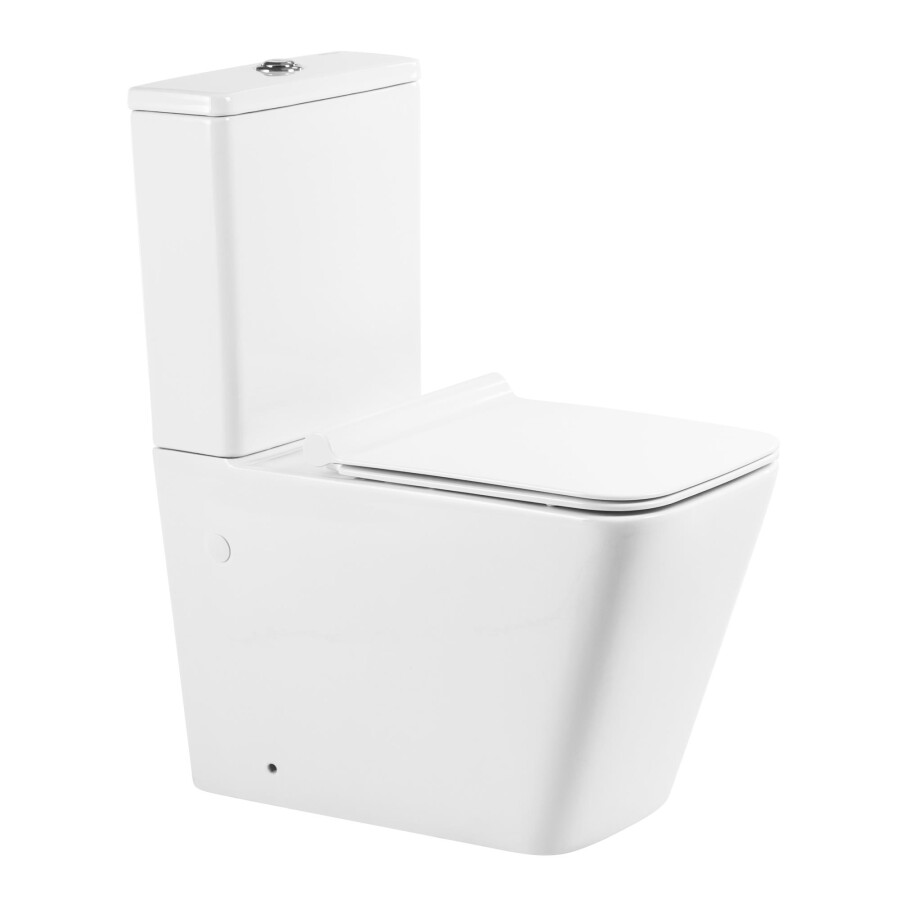 Унитаз-компакт безободковый с сиденьем BelBagno ARDENTE-R BB02093CPR/SC BB02093T