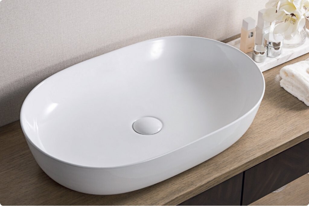 BelBagno BB1348 раковина накладная 61 см белая