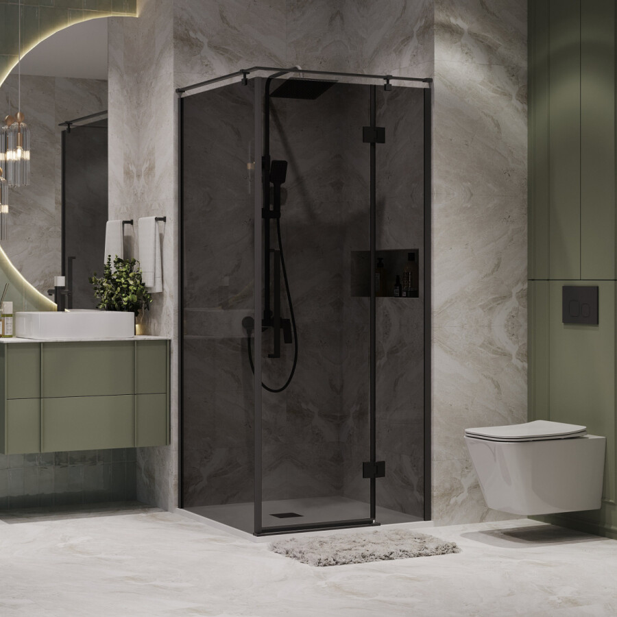 Душевой угол 90x90 Niagara Nova NG 2831-34BLACK