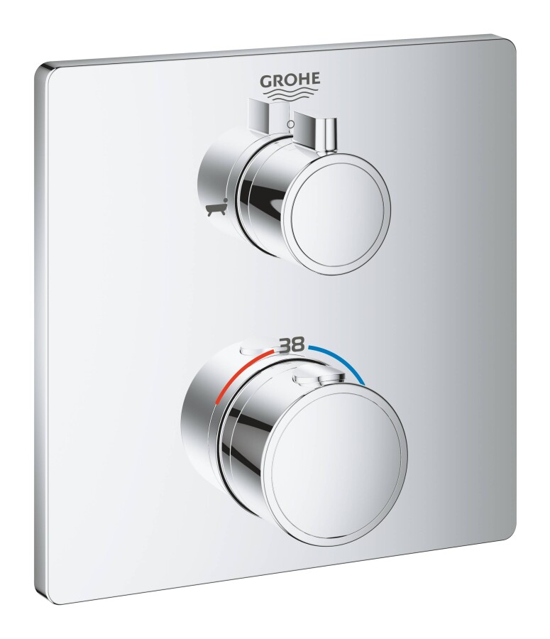 Grohe Grohtherm 24080000 смеситель для ванны хром