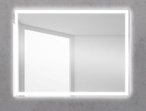 Зеркальное полотно BelBagno 50*80 SPC-GRT-500-800-LED-BTN