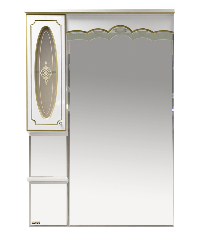 Misty Монако зеркальный шкаф левый 80 см Л-Мнк02080-013Л