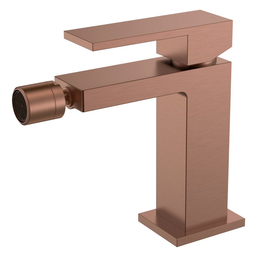 Смеситель для биде Boheme Qubic Brushed Bronze 476-BRB