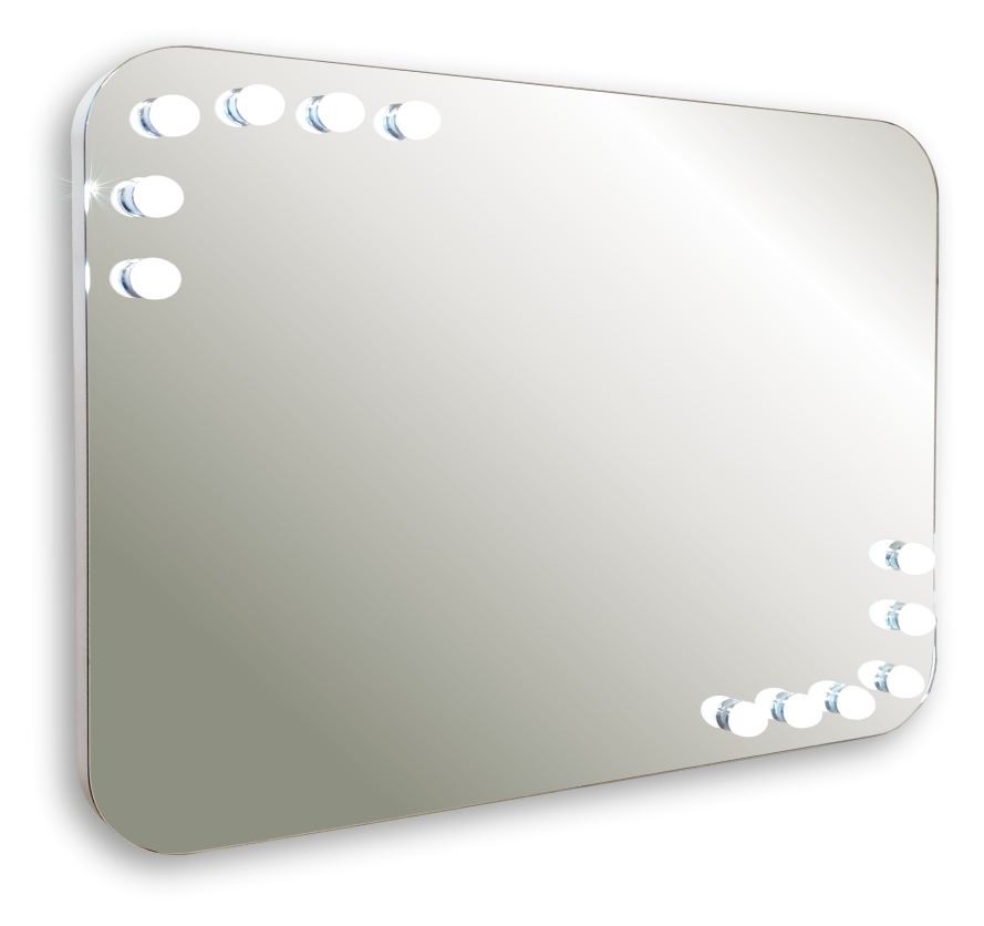 Зеркальное полотно Azario Эмбер 91,5*68,5 LED00002506