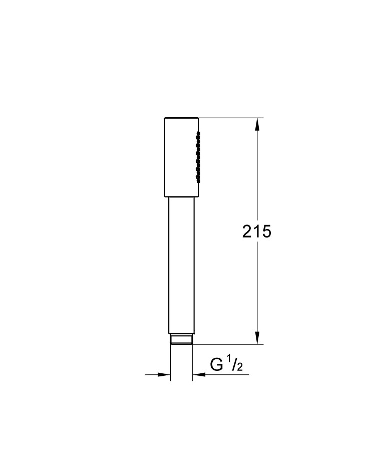 Grohe Sena Stick 26465EN0 ручной душ никель матовый