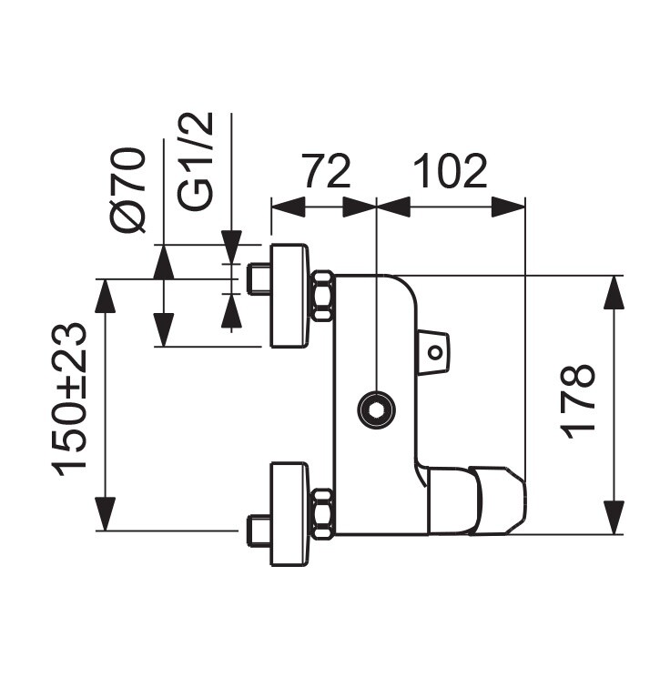 Vidima Balance BA271AA Душевая система без излива