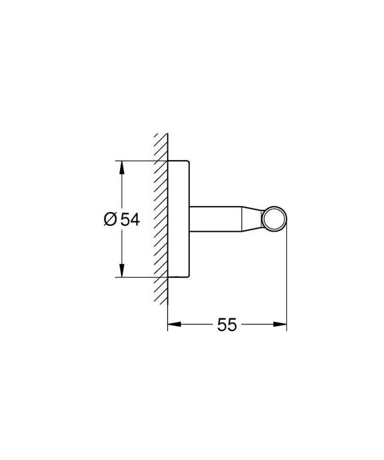 Grohe BauCosmopolitan 40461001 крючок