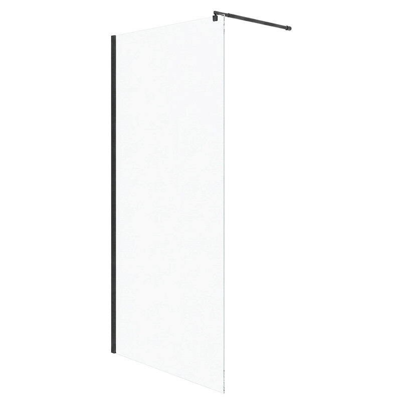 Душевая перегородка Loranto Sunway 100х200 профиль серый матовый CS-W04GG-100