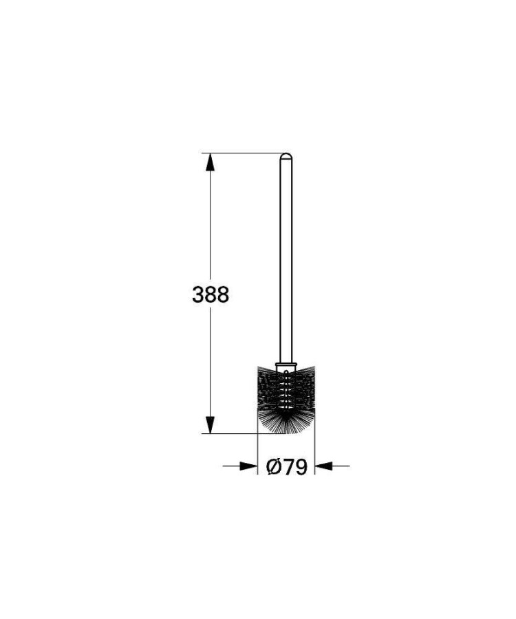 Grohe 40206000 туалетный ершик