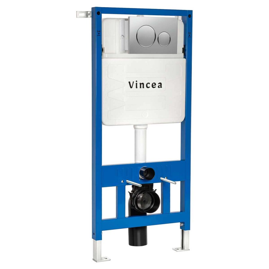 Vincea VIS-601 инсталляция для подвесного унитаза кнопка хром круглая