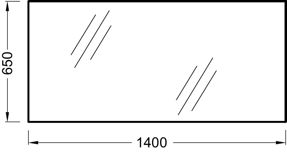 Зеркальное полотно Jacob Delafon Odeon Up 140*65*3 см EB1190-NF