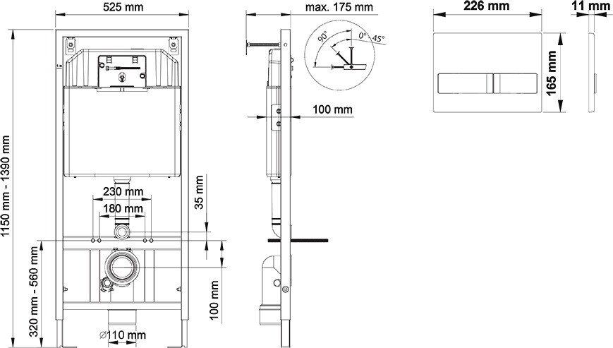 Berges Wasserhaus Novum L5 Soft Touch инсталляция для унитаза 040215