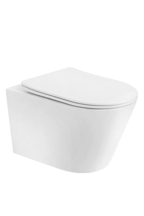 Унитаз подвесной Boheme Avva Белый матовый c крышкой, смыв Торнадо 973-SET-MW