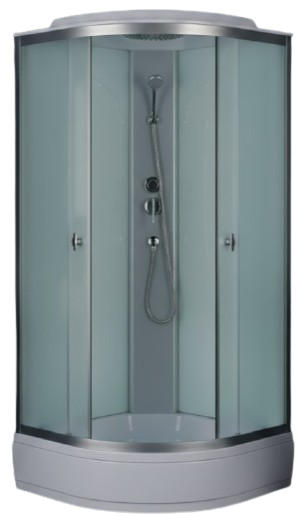 Душевая кабина Loranto 1000x1000x2150 поддон 26 см CS-985TM/W-100