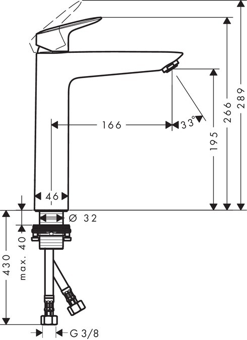 Hansgrohe Logis 71091000 смеситель для раковины хром