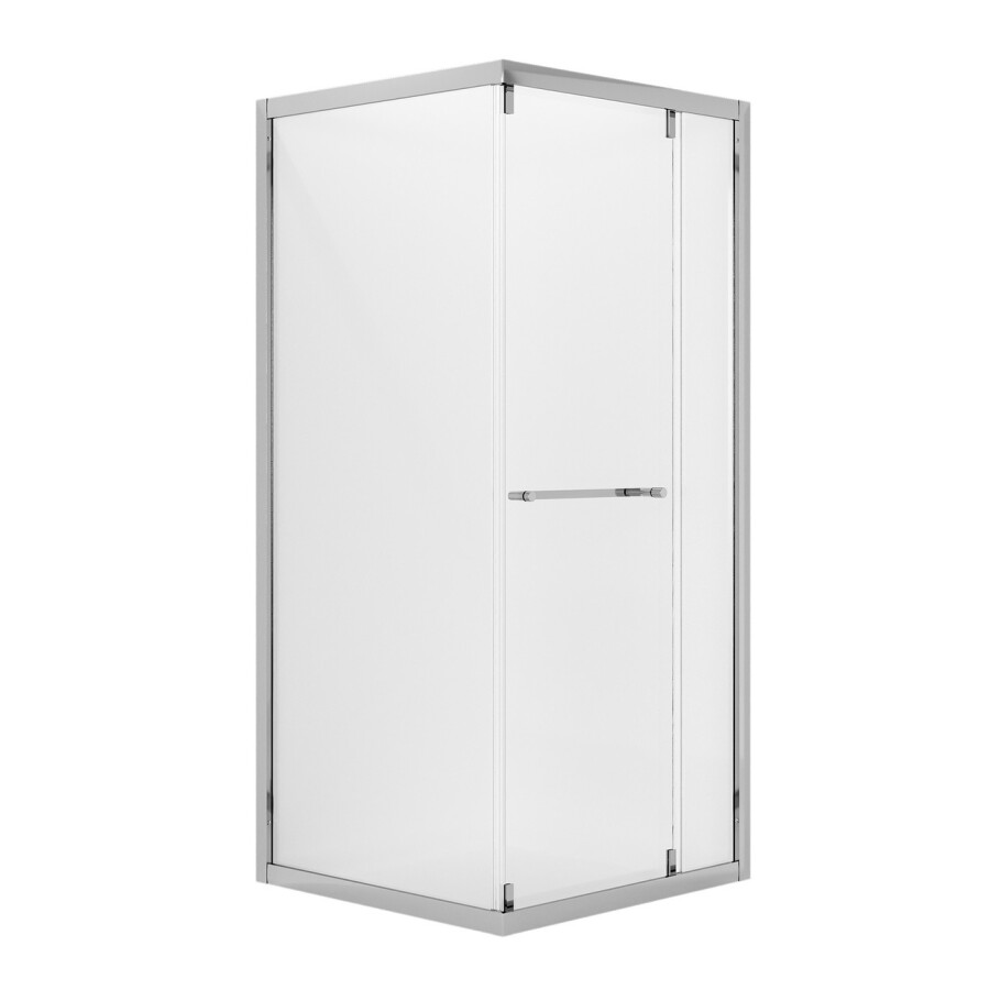 Душевое ограждение Niagara Nova NG-6635-34 (100х100х195) квадрат,хром,двери раздвижные,стекло прозрачное,1 место