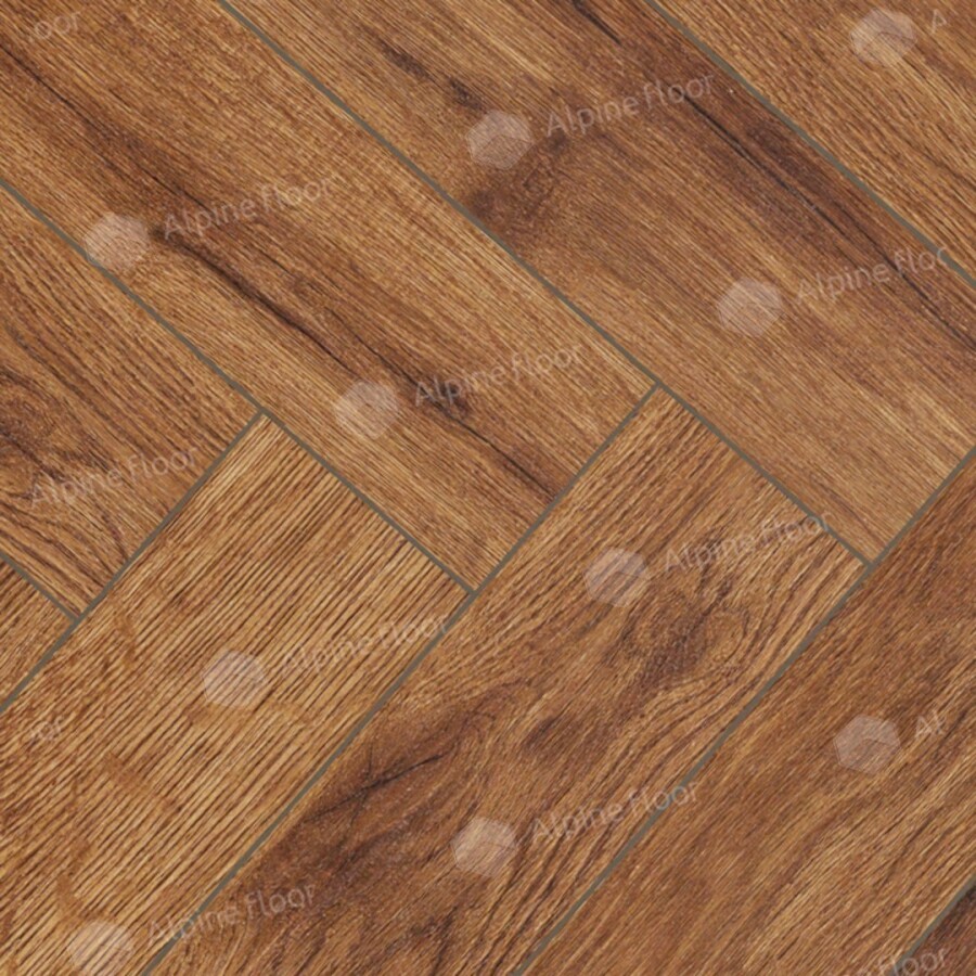 Ламинат Alpine Floor Herringbone 12, LF105-9A Дуб Калабрия 600 х 100 х 12 mm