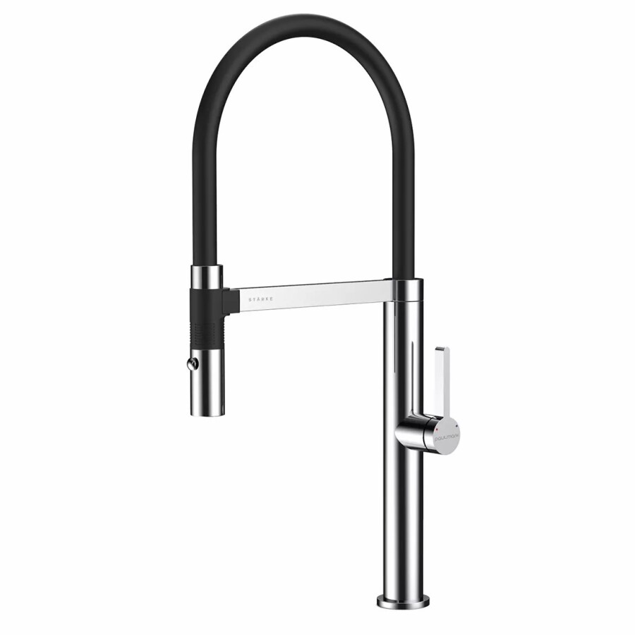 Смеситель для кухни с гибким изливом Leader Le214101-CR