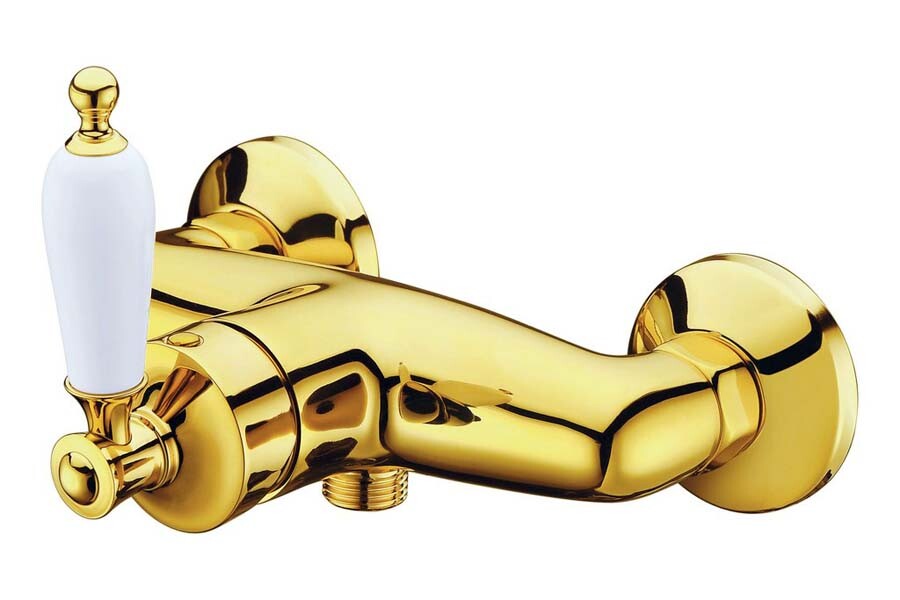 Смеситель для душа Boheme Vogue Белый / Золото 214