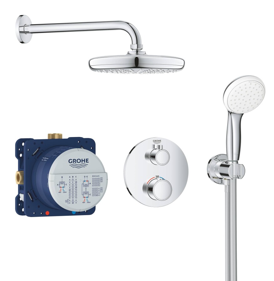 Grohe Grohtherm 34727000 душевая система с термостатом