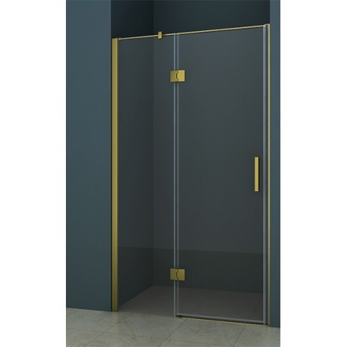 Душевые двери Azario AZ-105H 120x200 профиль золото прозрачное