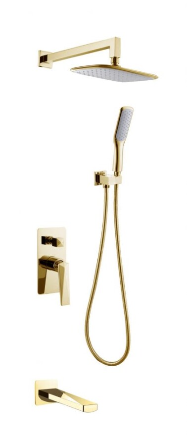 Душевая система с изливом Boheme Venturo Золото 384-2