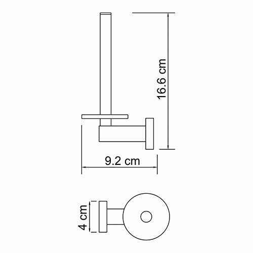 WasserKRAFT Lippe K-6597 держатель для туалетной бумаги хром