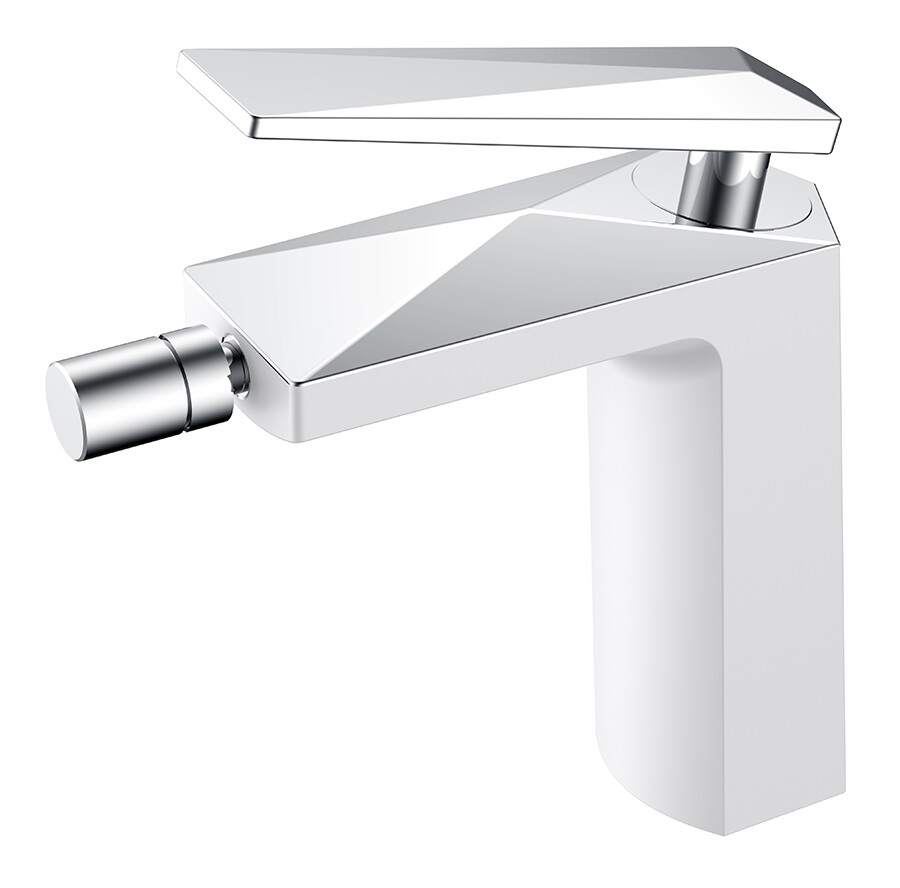 Смеситель для биде Boheme Venturo Белый / Хром 376-W