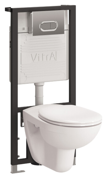 VitrA Normus 9773B003-7202 унитаз подвесной + инсталляция