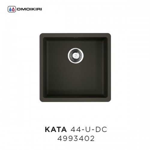 Omoikiri Kata 44-U-DC 4993402 кухонная мойка аrtgranit темный шоколад 44х42 см