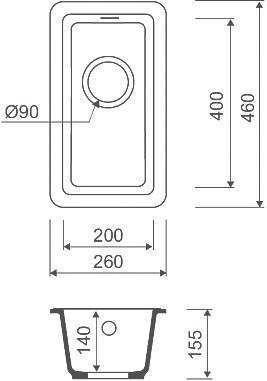 Iddis Tanto TU1B261i87 Мойка кухонная