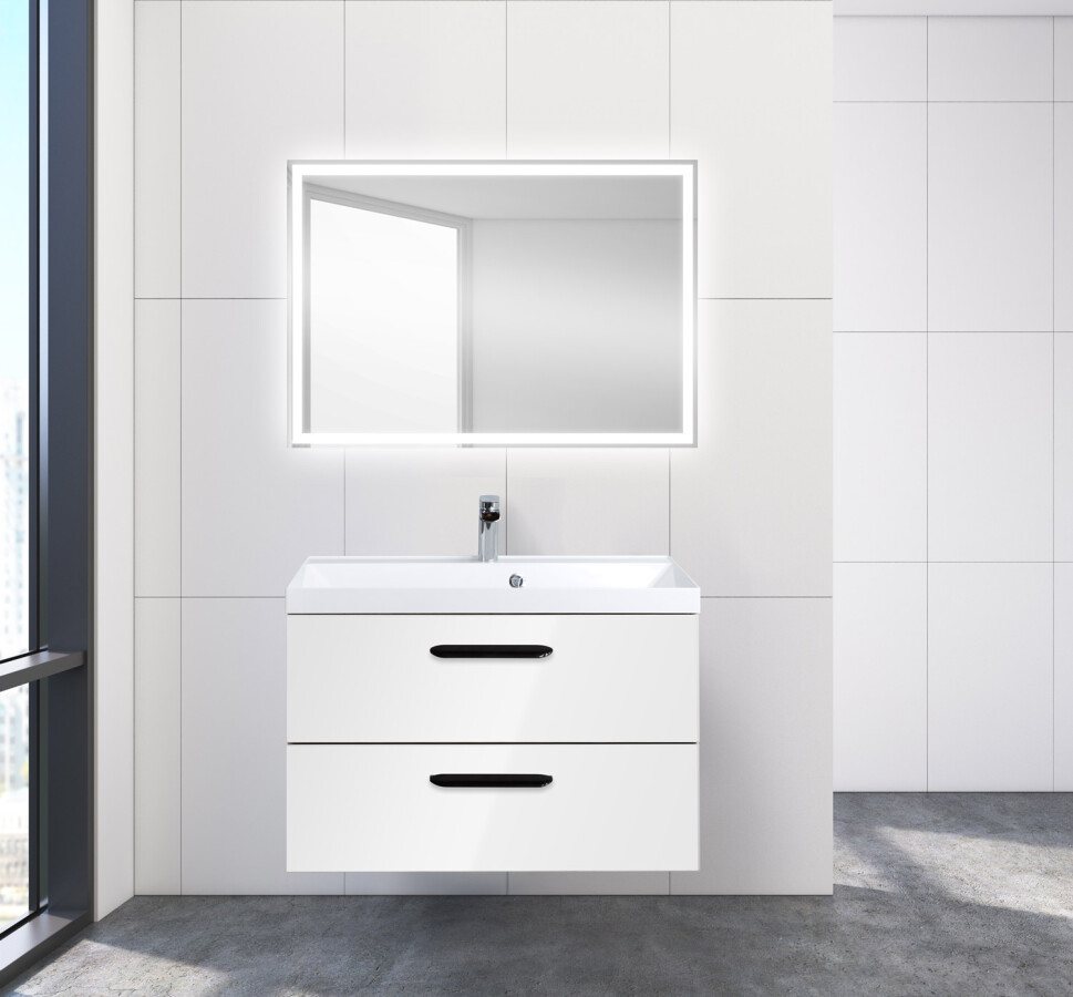 BelBagno AURORA-800-2C-SO-BL Тумба подвесная с раковиной