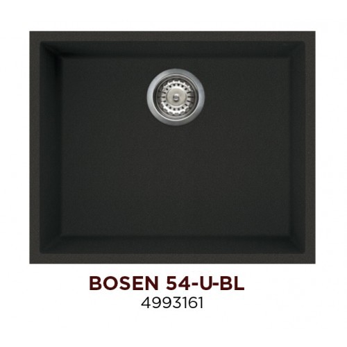 Omoikiri Bosen 54-U-BL 4993161 кухонная мойка тetogranit черный 54х44 см