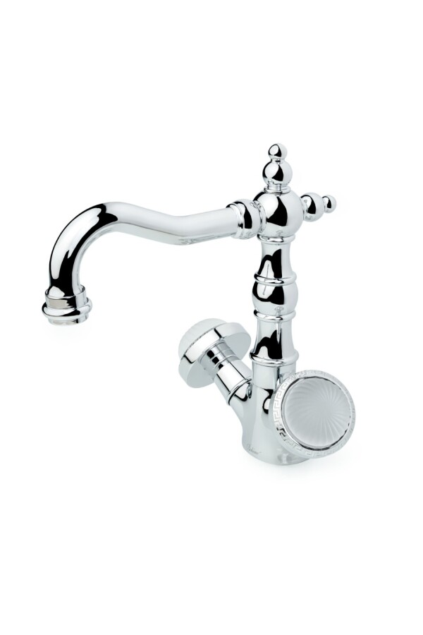 Смеситель для раковины высокий Boheme Satine Хром 272-ST