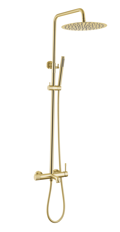 Душевая система Boheme Uno Gold с изливом 468-G