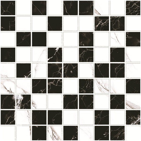 Grasaro Classic Marble G-270 m02 мозаика напольная 30х30 см белая глянцевая