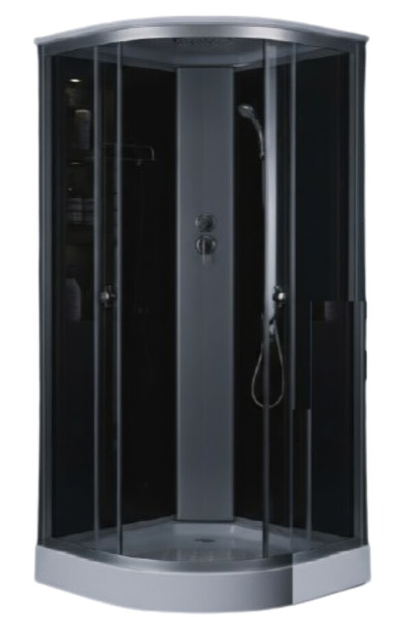 Душевая кабина Loranto 900x900x2150 поддон 14 см CS-881EA13TM/B-90