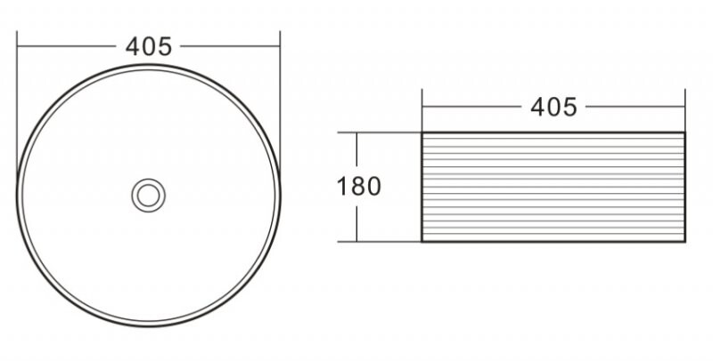 BelBagno BB1406 раковина накладная 40 см белая