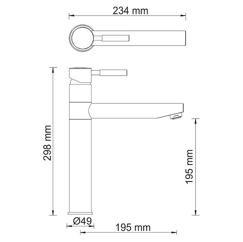 WasserKRAFT Wern 4207 смеситель для кухни хром