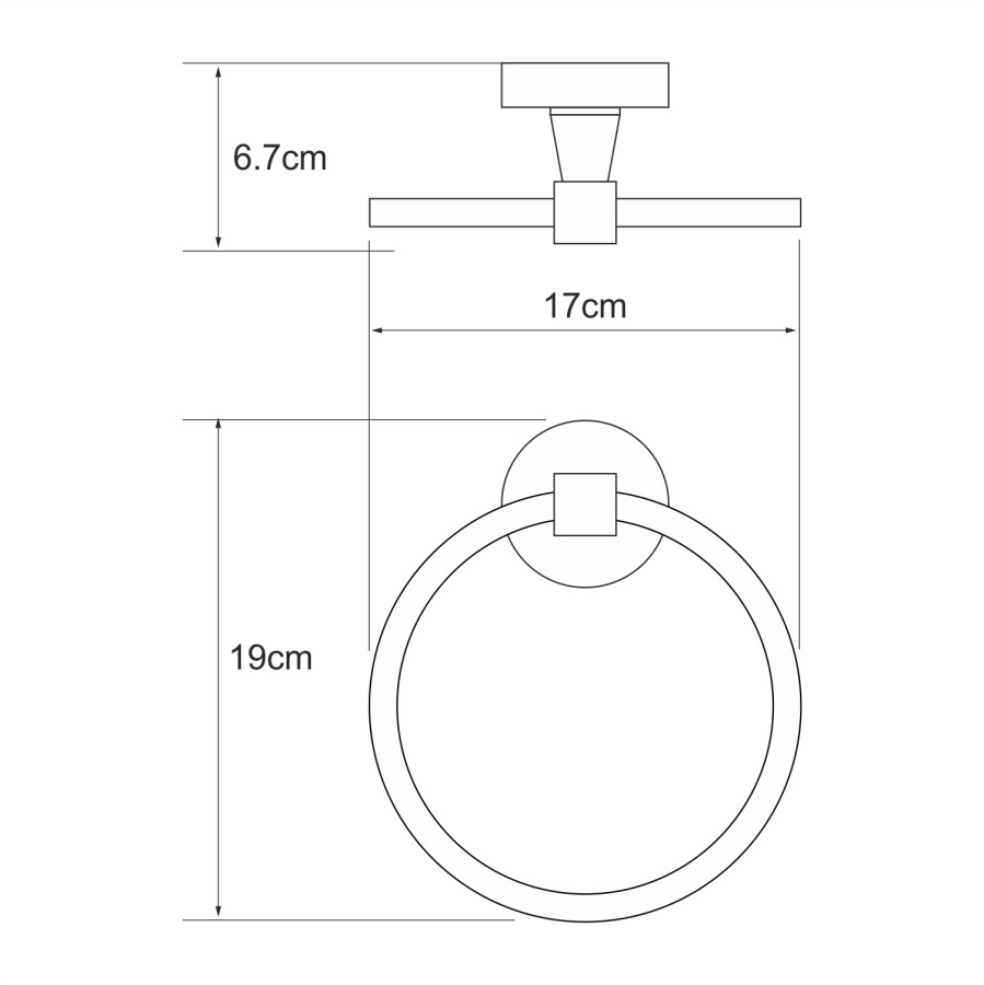 WasserKRAFT Isen K-4060 полотенцедержатель хром