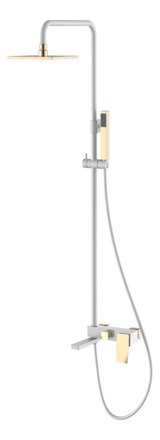 Душевая система Boheme Q WhiteGold.2 с изливом 148-WG.2