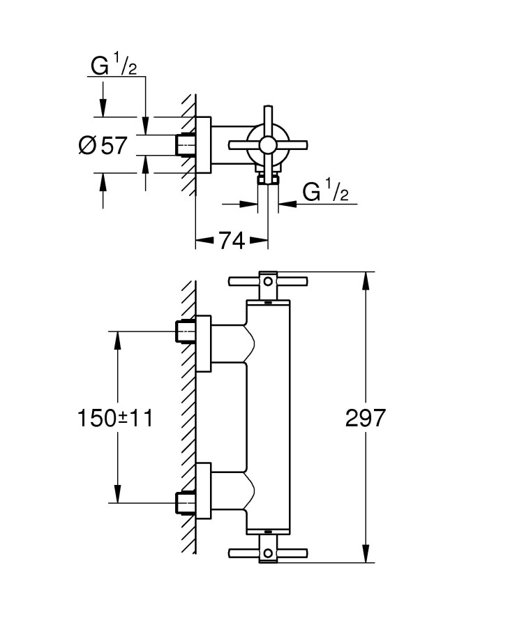 Grohe Atrio New 26003003 смеситель для душа