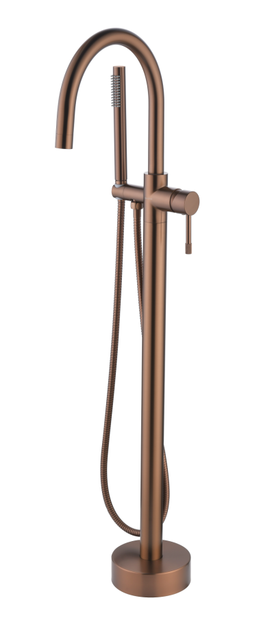 Смеситель для ванны напольный Boheme Uno Brushed Bronze 469-BRB