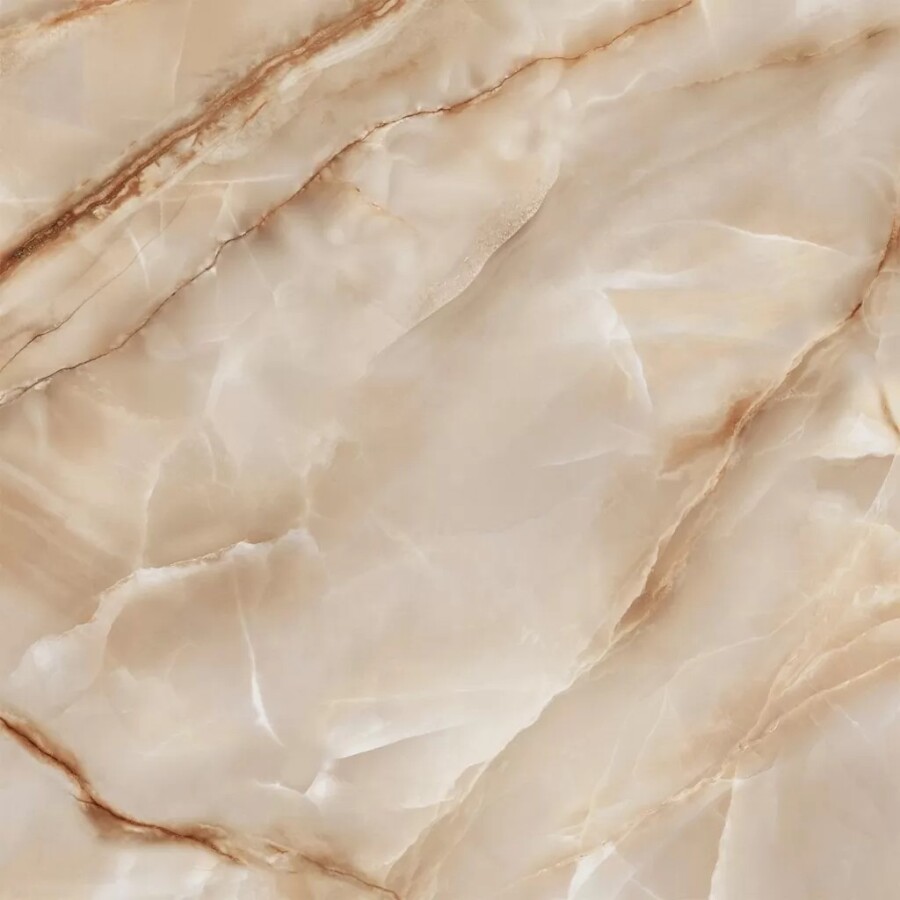 Керамогранит 6060ORO11P LCM Onyx Royal Latte Полированный 600 x 600 x 8 мм.