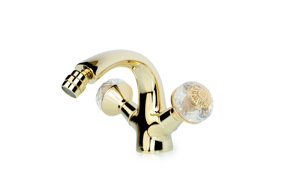 Смеситель для биде Boheme Flora Золото 296-FL