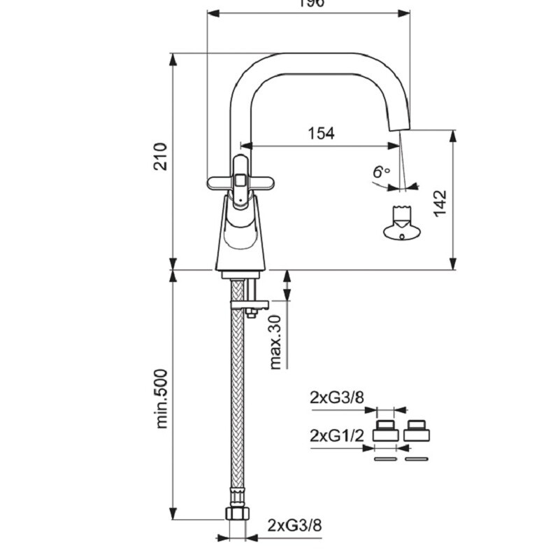 Vidima Art BA326AA смеситель для раковины