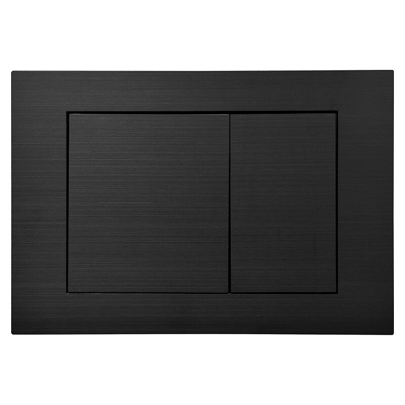 Клавиша смыва для инсталляции 225x155x6 Azario AZ-SS F-B черная матовая