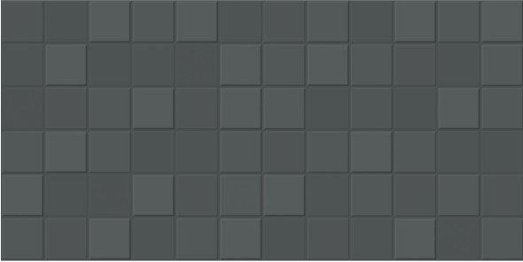 Global Tile Unica 20x40 см плитка настенная черная глянцевая